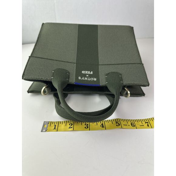 *Rare Rothy's x Feed Limited Edition Mini Tote Bag Green Crossbody Handbag Purse - Picture 14 of 16